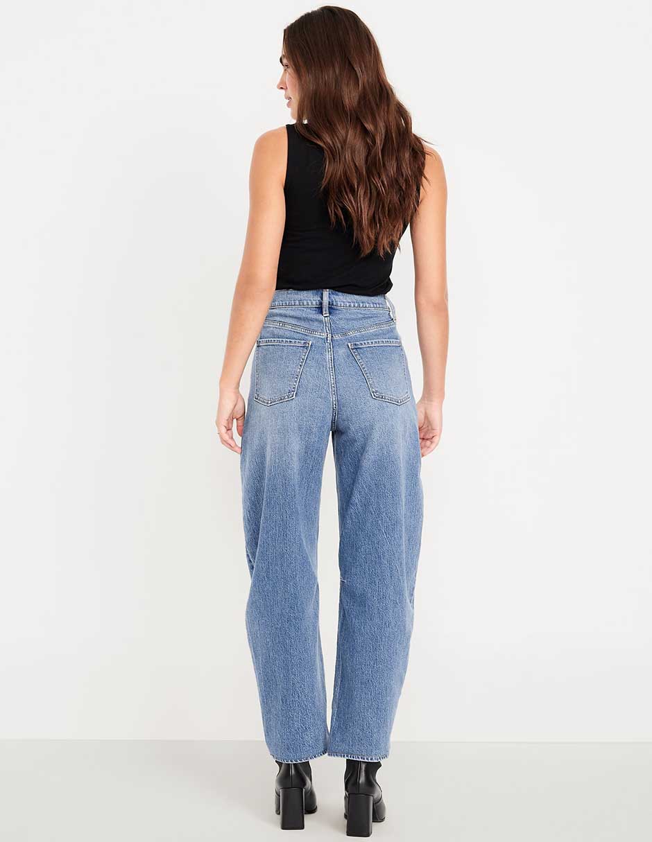 Jeans barrel para mujer 2