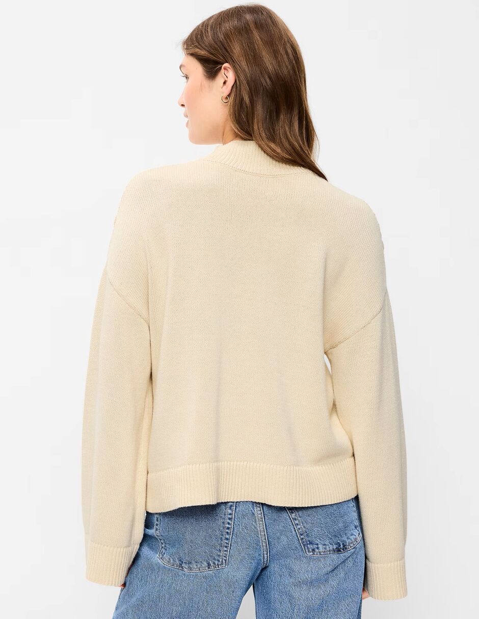 Suéter cuello tortuga para mujer 2