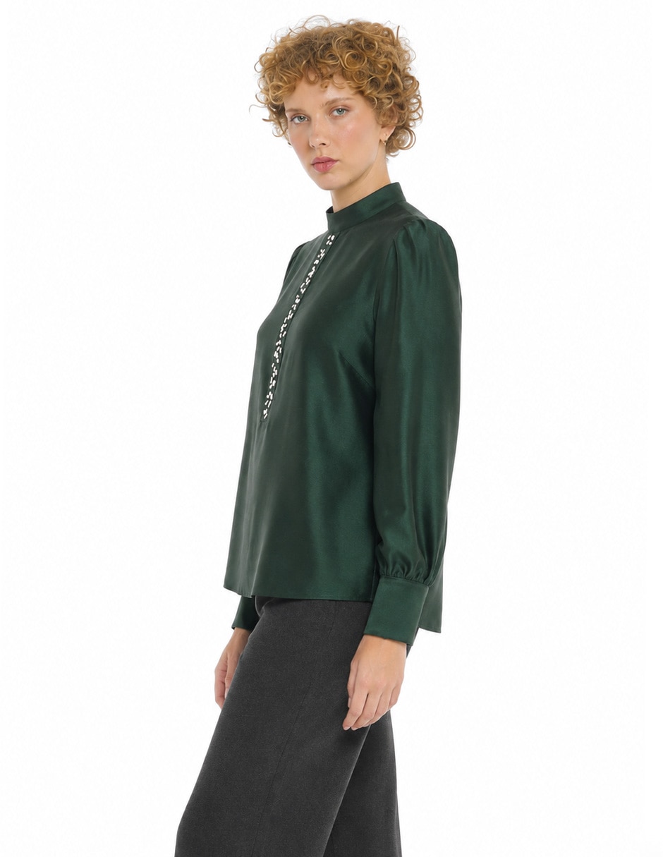 Blusa galilea manga larga para mujer