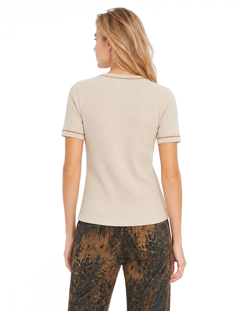 Blusa mariam manga corta para mujer 4