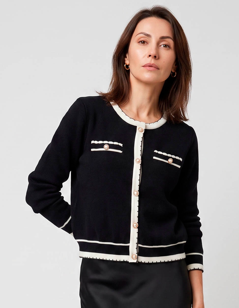 Suéter cuello redondo para mujer Suéter cuello redondo para mujer