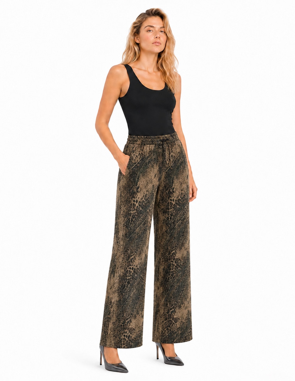 Pantalón regular mariam relajado para mujer 5