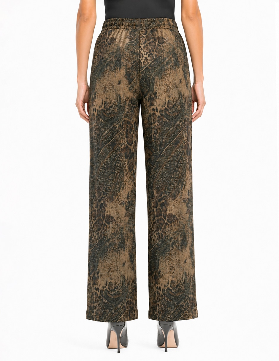 Pantalón regular mariam relajado para mujer 4