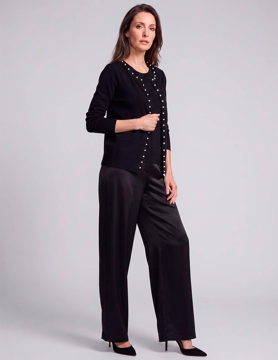 Suéter cuello redondo para mujer
