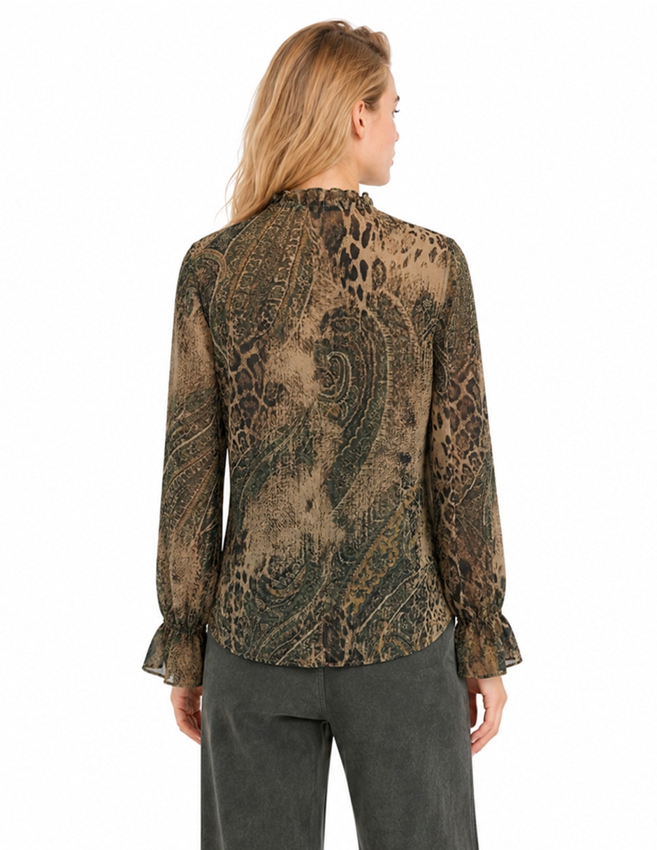 Blusa mariam manga larga para mujer 3