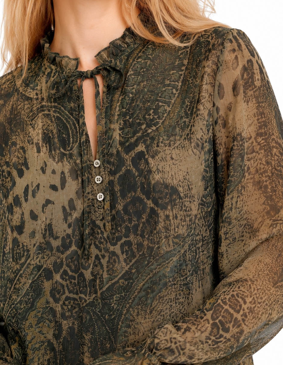 Blusa mariam manga larga para mujer 4