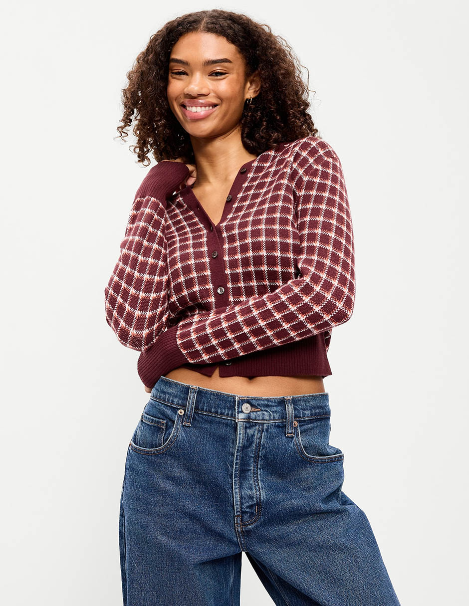 Suéter cuello redondo para mujer 1