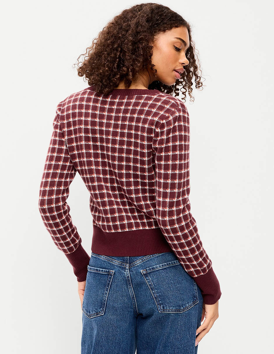 Suéter cuello redondo para mujer 2
