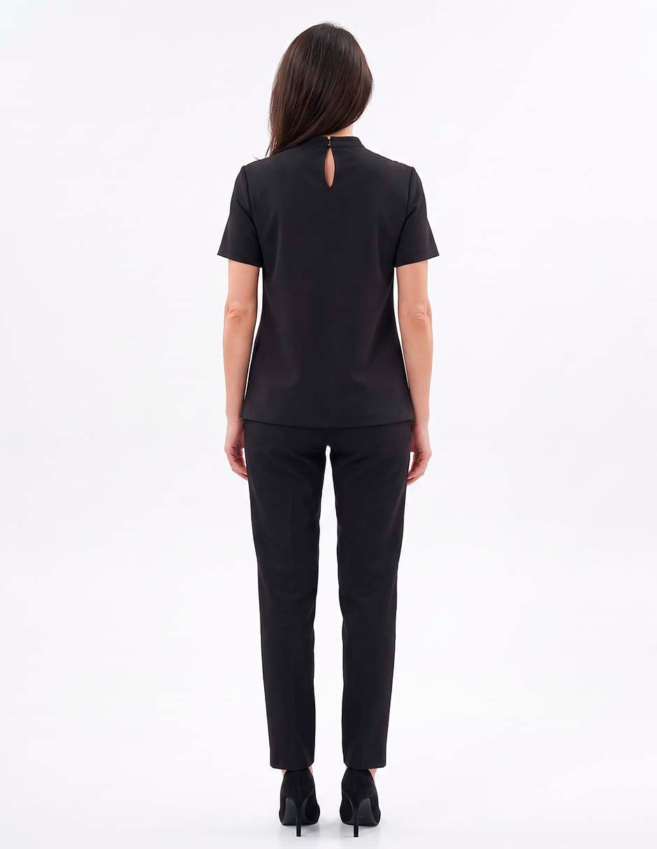 Blusa manga corta para mujer 4