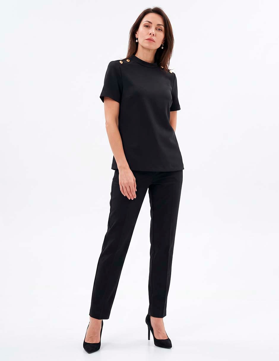 Blusa manga corta para mujer 3