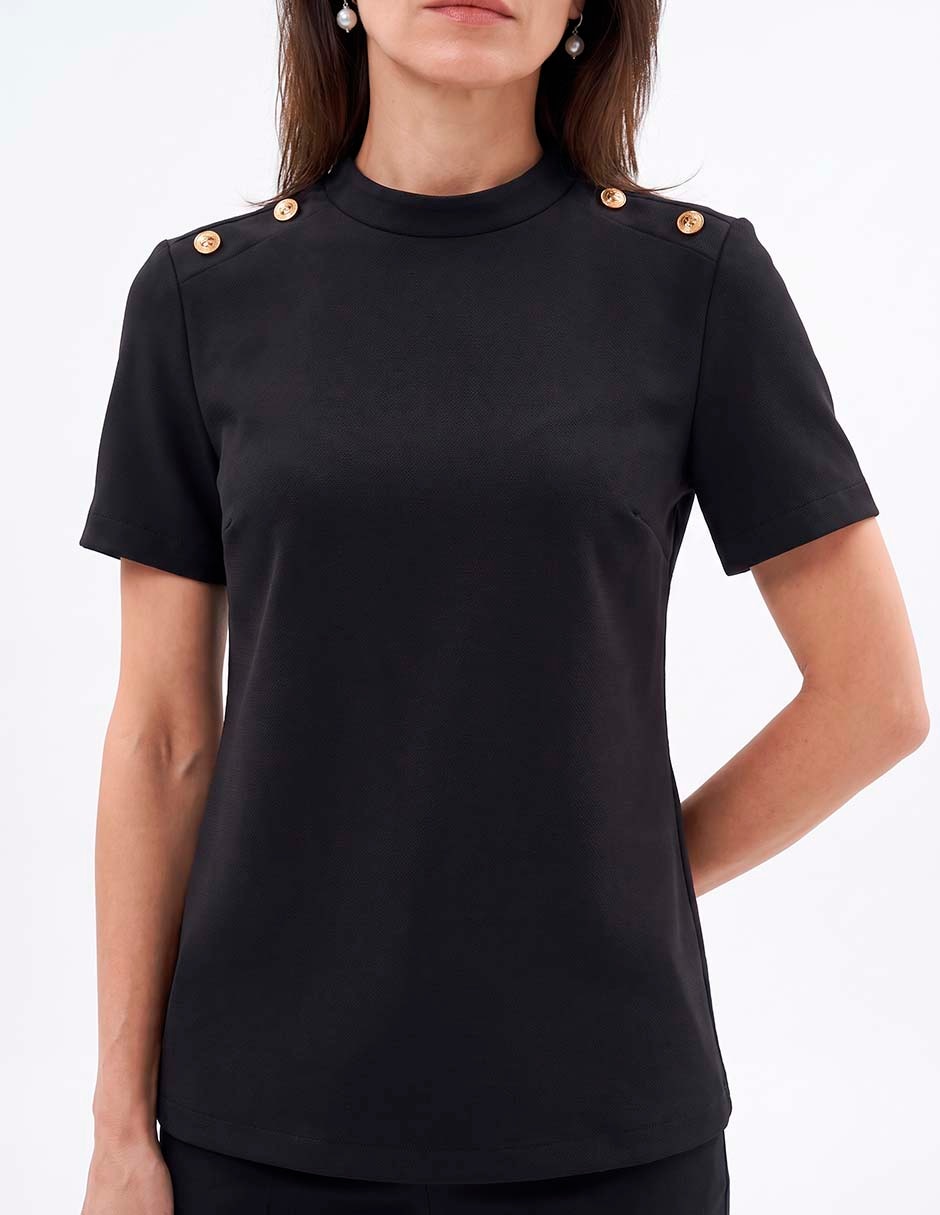Blusa manga corta para mujer 2