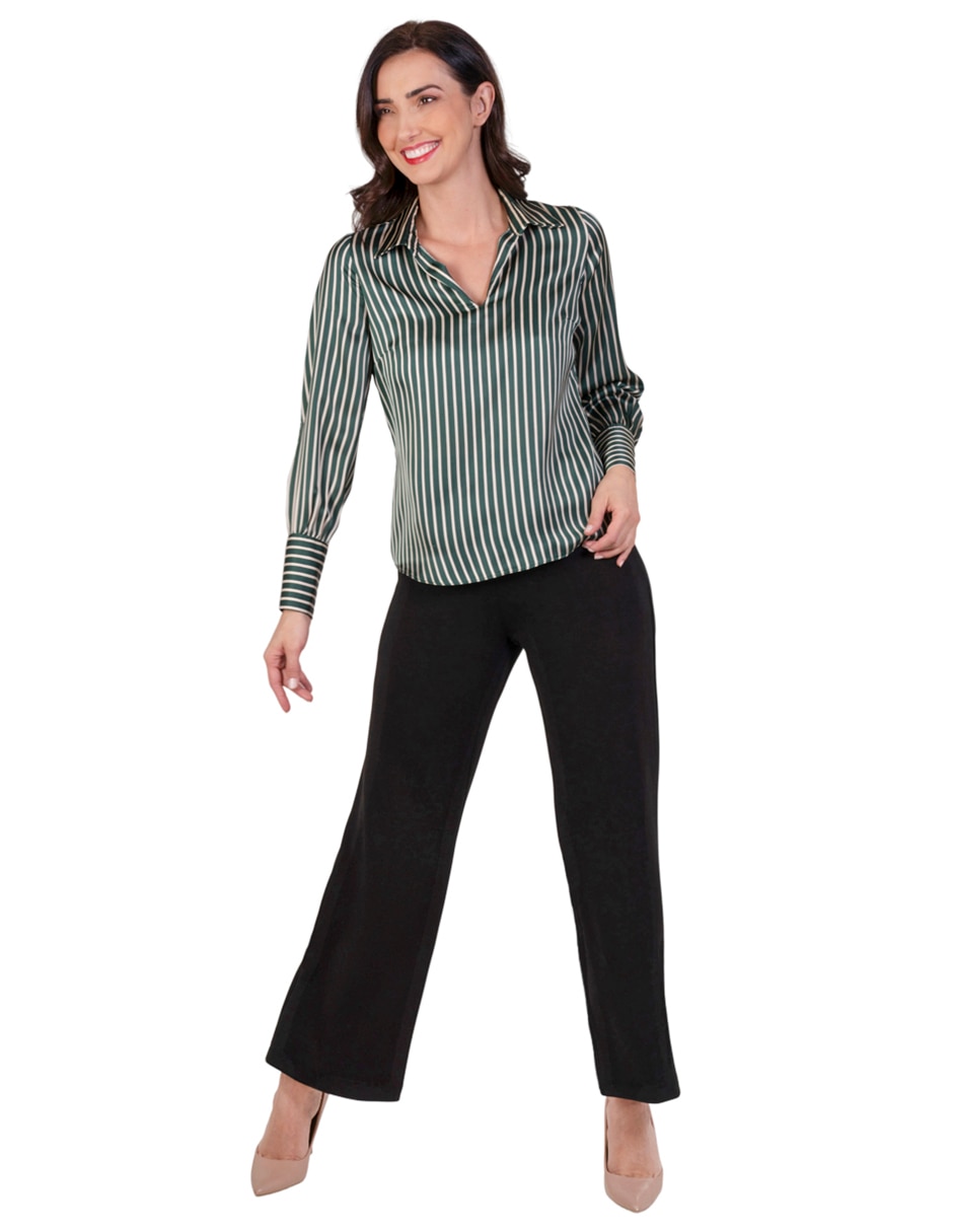 Blusa manga larga para mujer 4