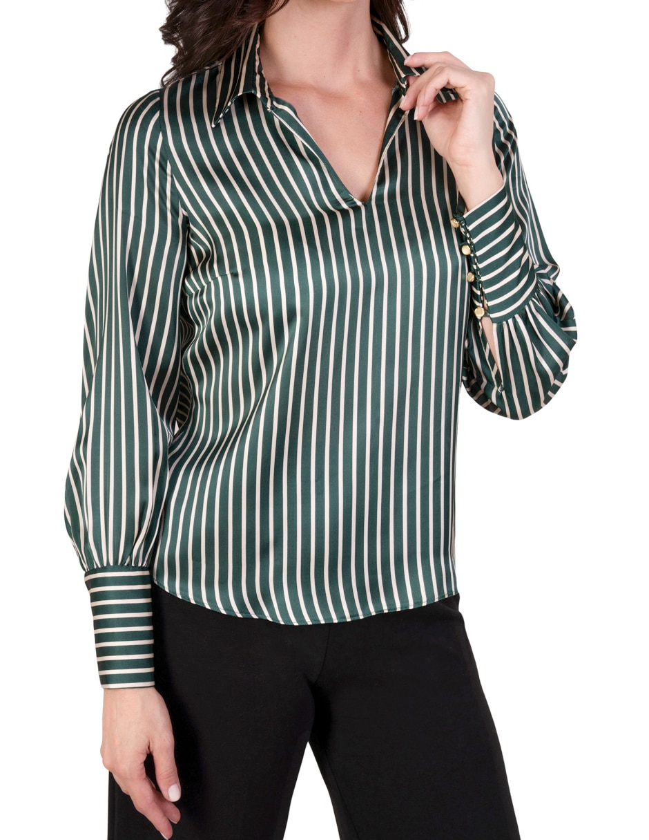 Blusa manga larga para mujer 3