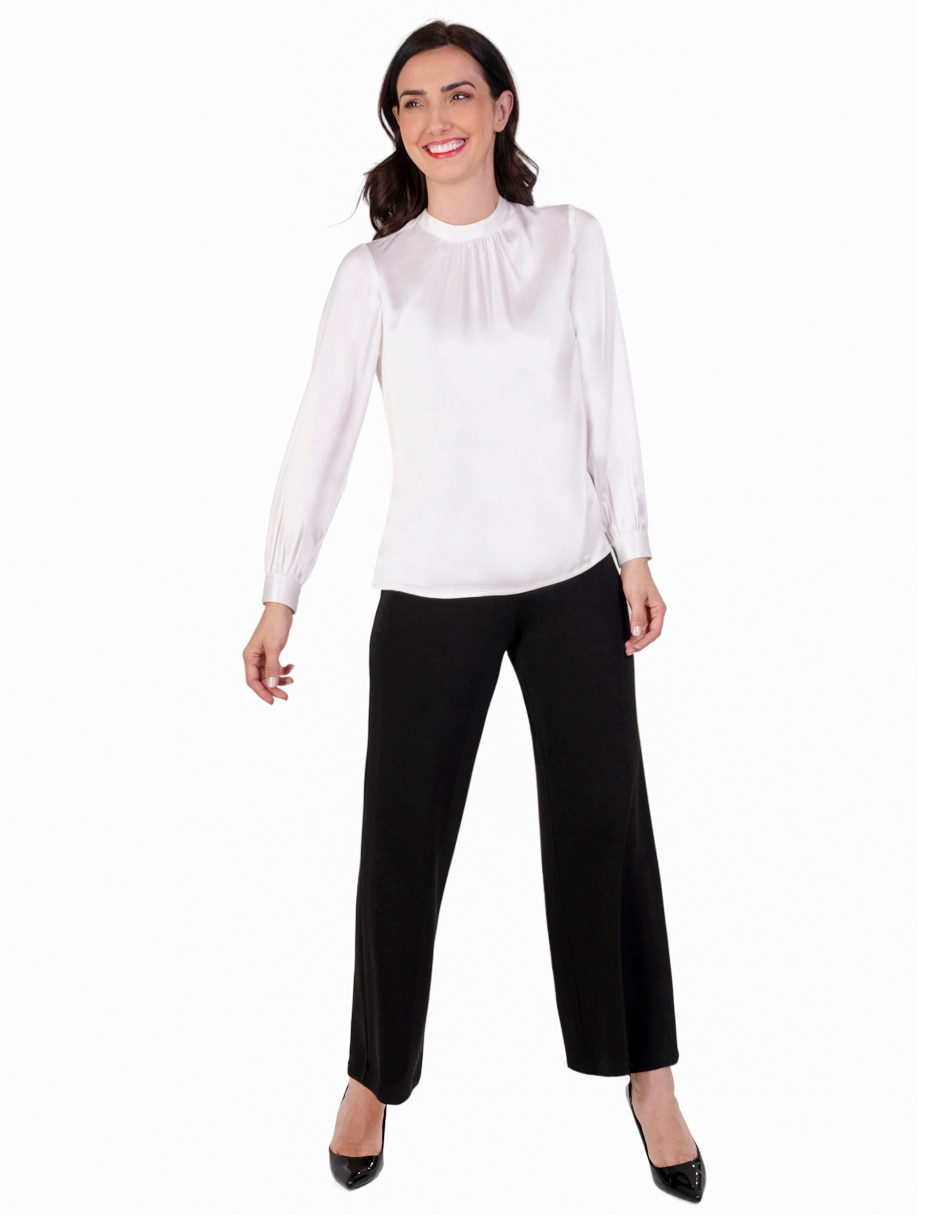 Blusa manga larga para mujer 4