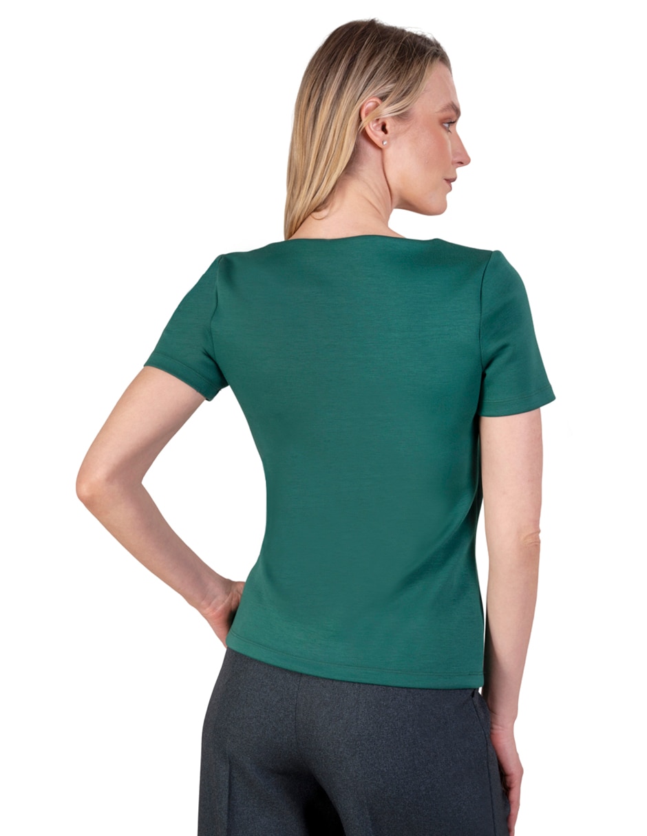 Blusa manga corta para mujer 2