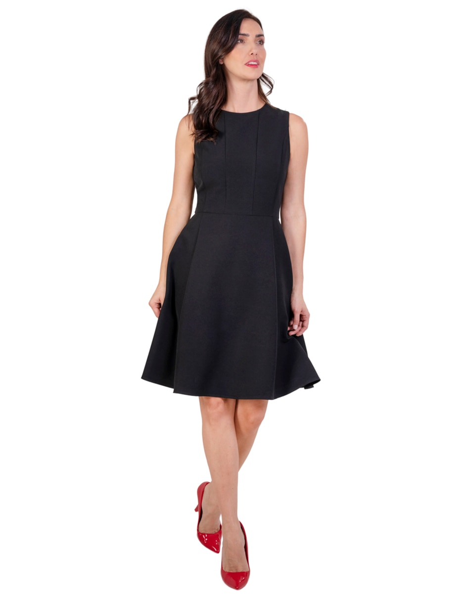Vestido a la rodilla casual sinfamilia para mujer 4