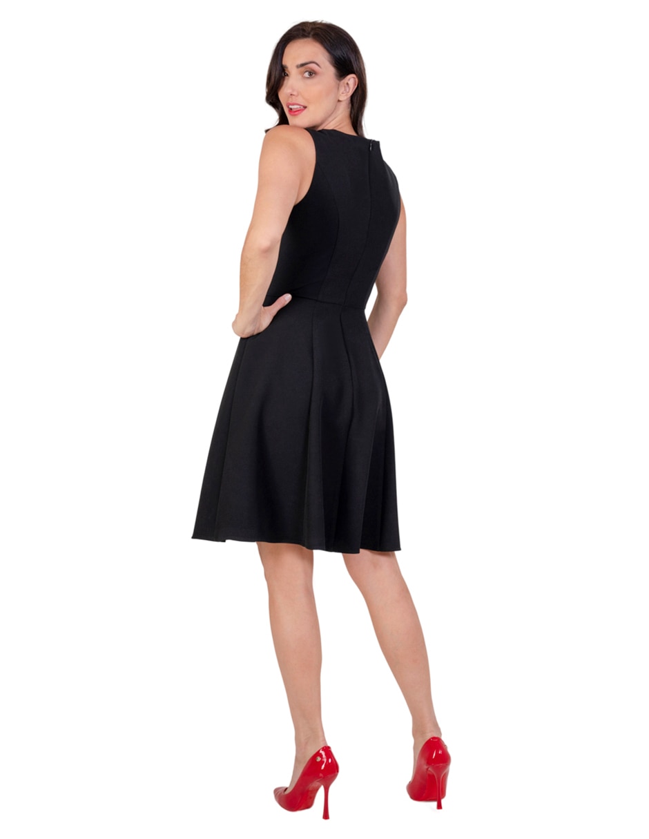 Vestido a la rodilla casual sinfamilia para mujer 3