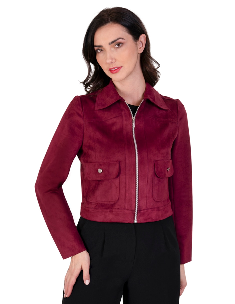 Chamarra casual impermeable para mujer