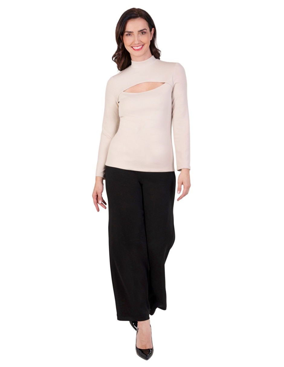 Blusa manga larga para mujer 4
