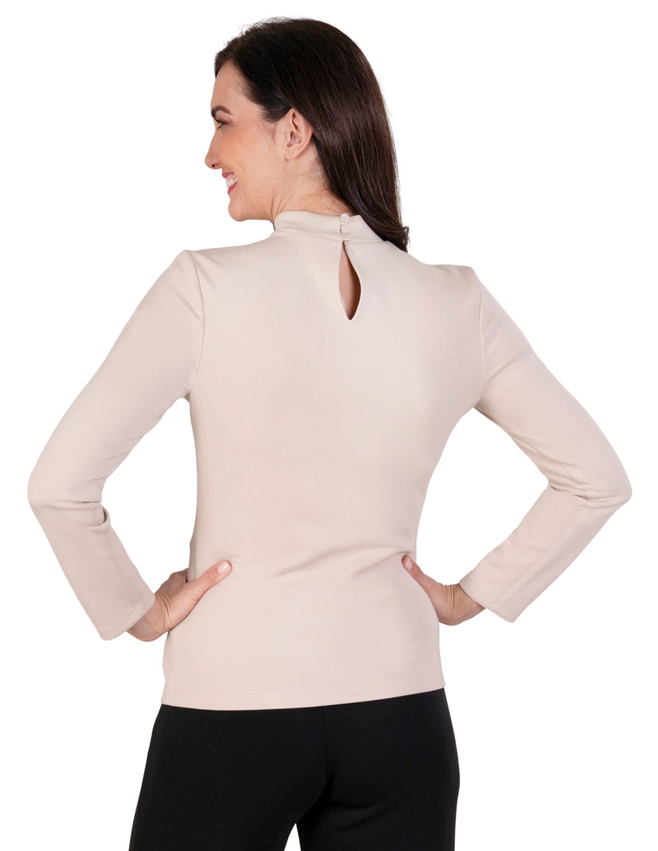 Blusa manga larga para mujer 3
