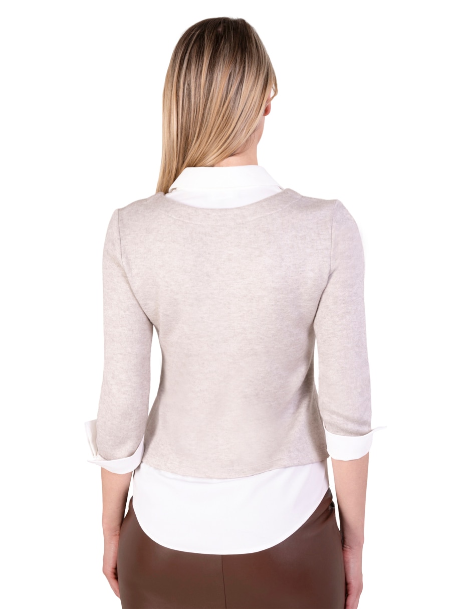 Blusa manga 3/4 para mujer 3