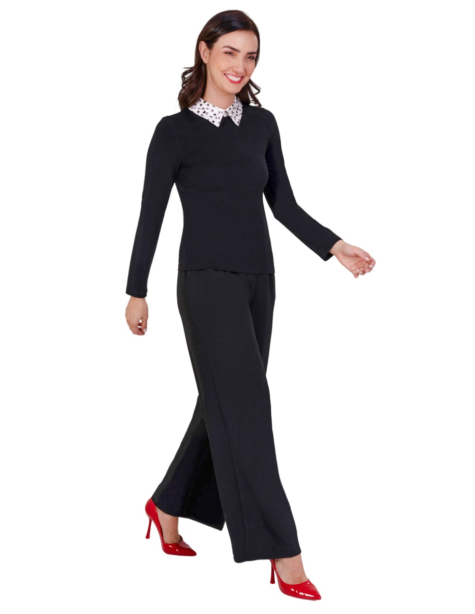 Blusa manga larga para mujer 3