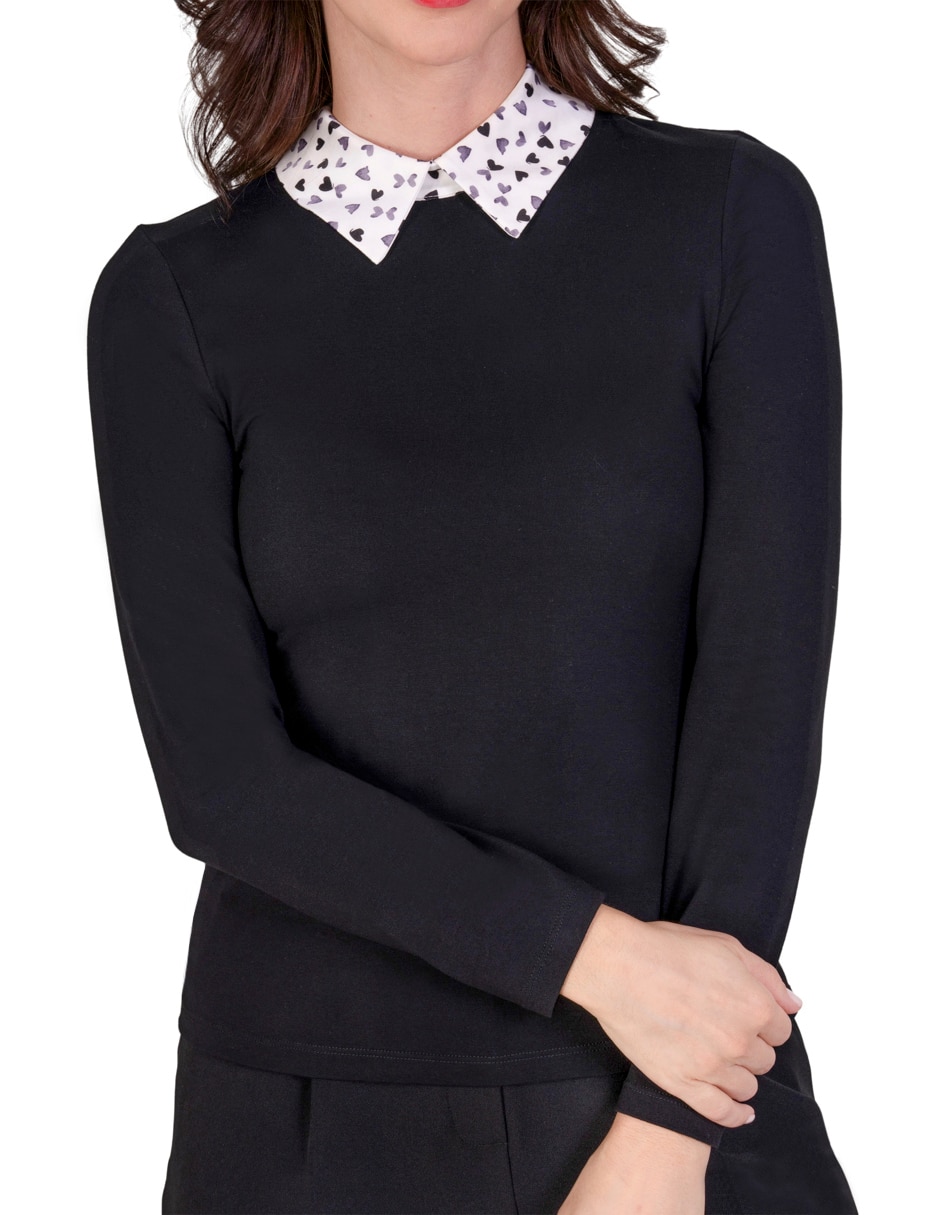 Blusa manga larga para mujer 4