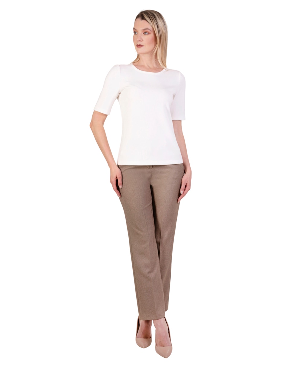 Blusa manga corta para mujer 4