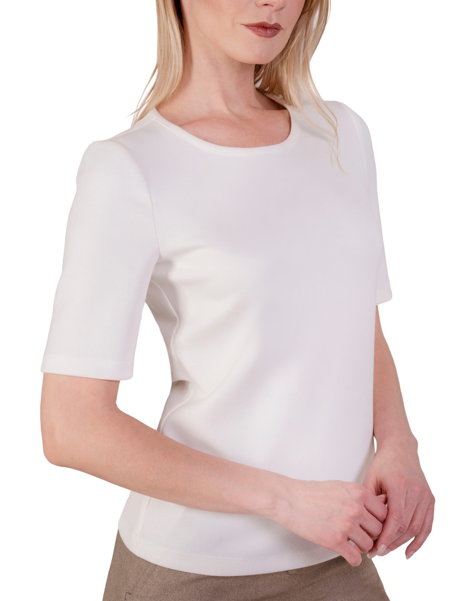 Blusa manga corta para mujer 3