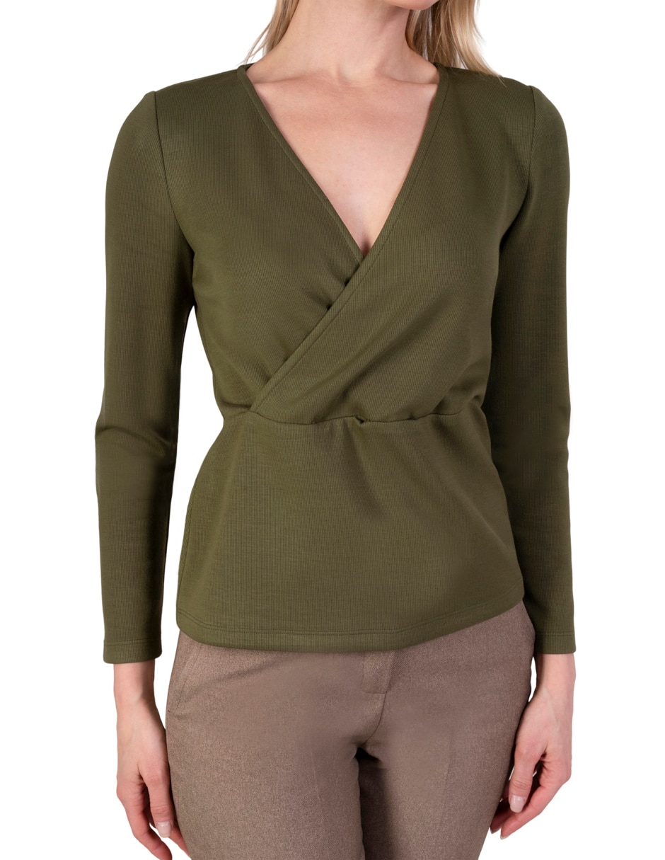 Blusa manga larga para mujer 3