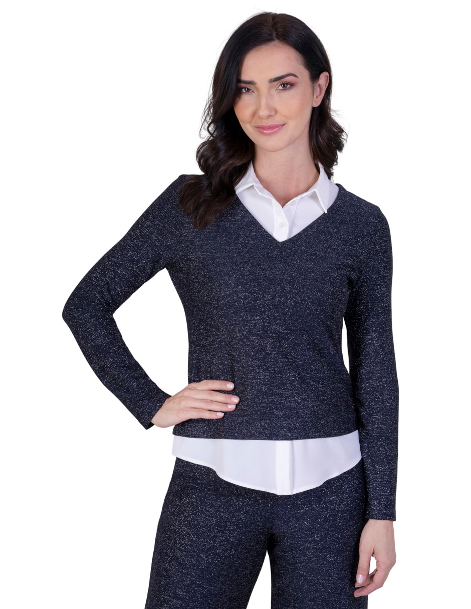 Blusa manga larga para mujer Blusa manga larga para mujer