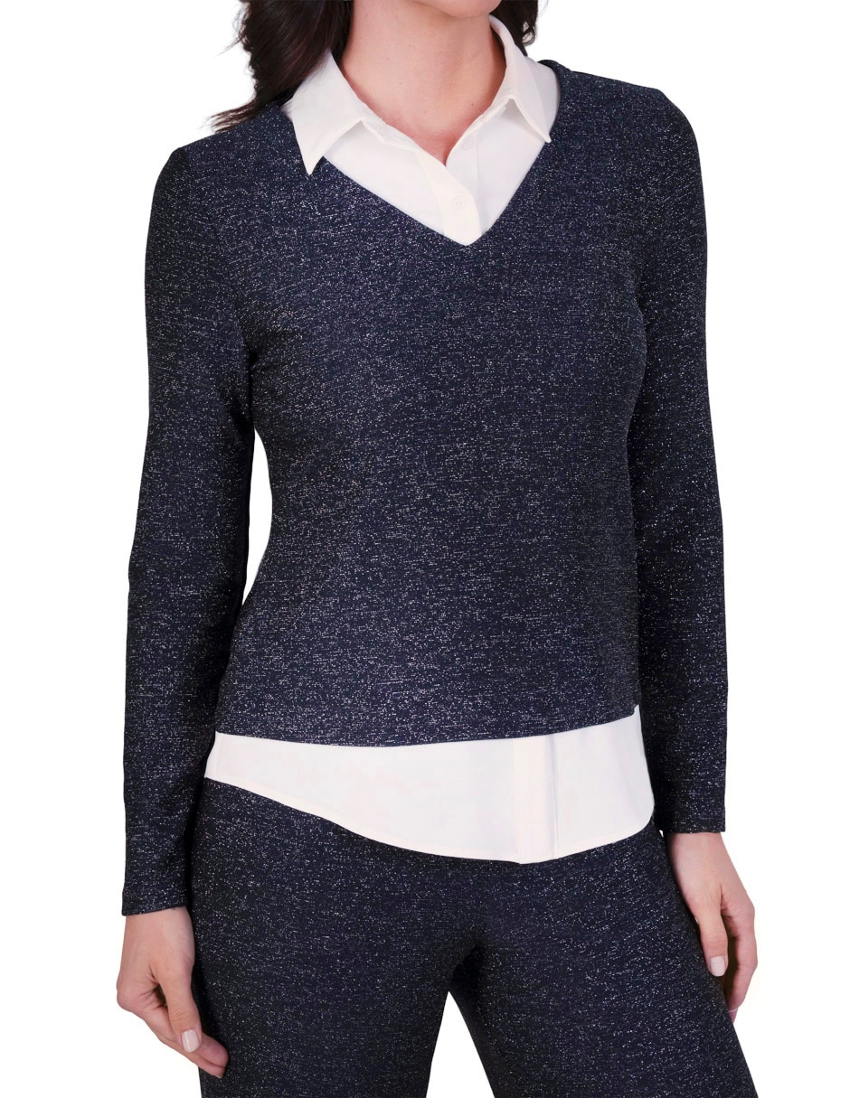 Blusa manga larga para mujer 3