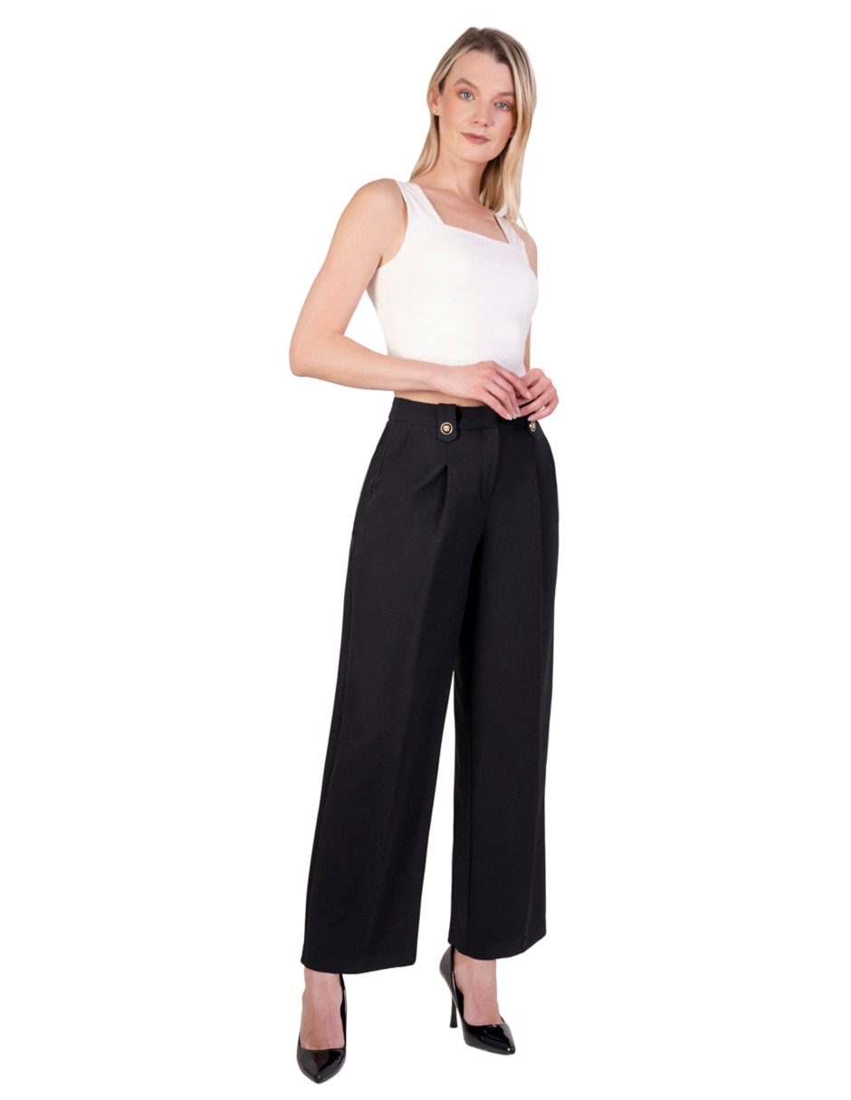 Pantalón de vestir regular para mujer 4