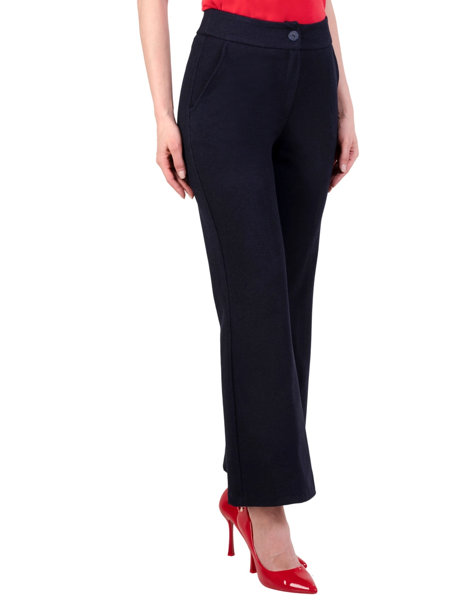 Pantalón de vestir acampanado para mujer