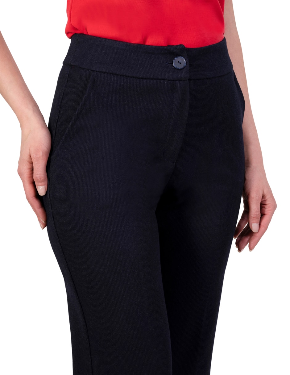 Pantalón de vestir acampanado para mujer 3