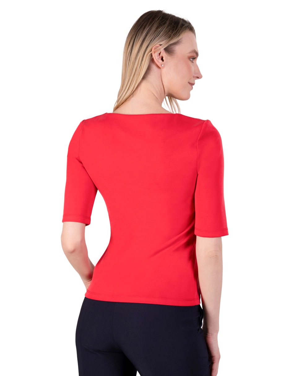 Blusa manga corta para mujer 2