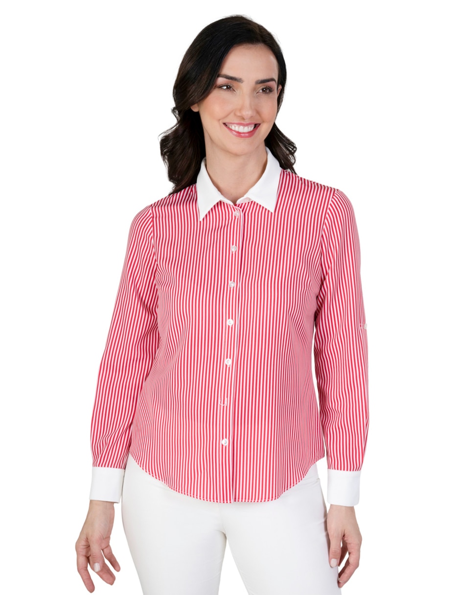 Blusa manga larga para mujer
