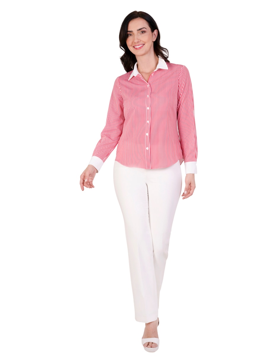 Blusa manga larga para mujer 4