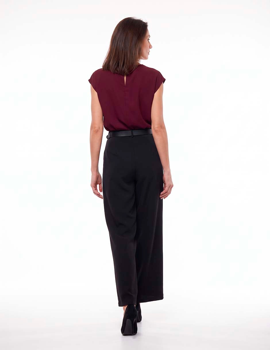 Top Sexy Jeans Cuello Redondo Escote Redondo Tirante Ancho 2