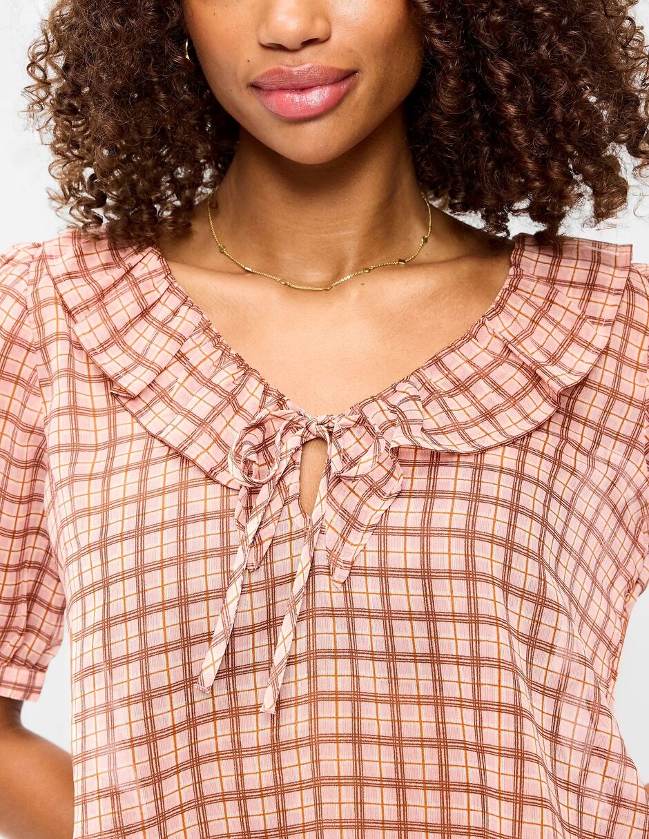 Blusa manga al codo para mujer 3