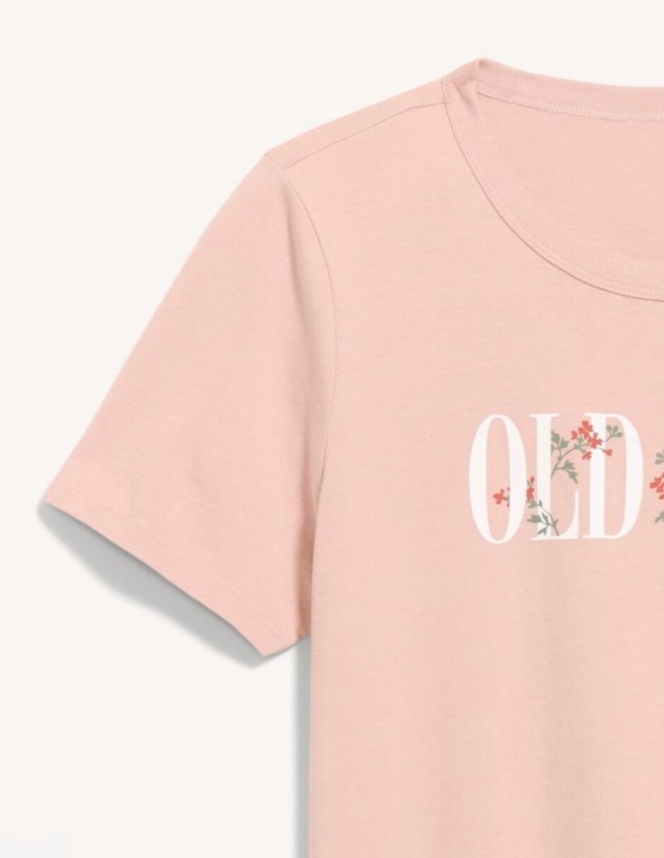 Playera manga corta cuello redondo mujer 3