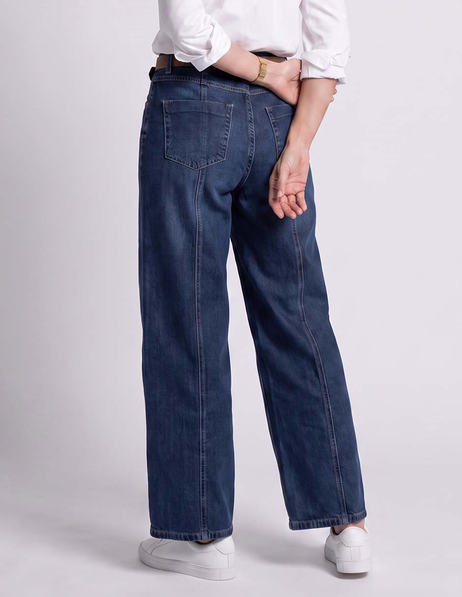 Jeans straight para mujer 2