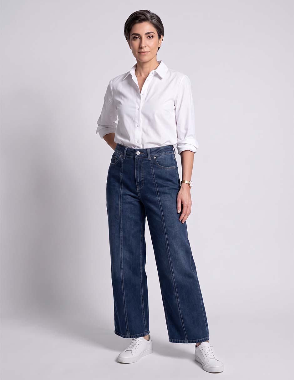 Jeans straight para mujer 3