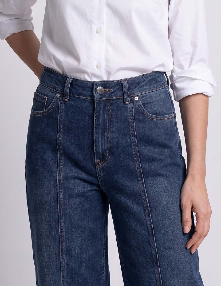 Jeans straight para mujer 4