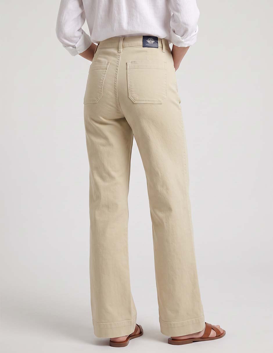 Jeans straight cintura para mujer 2