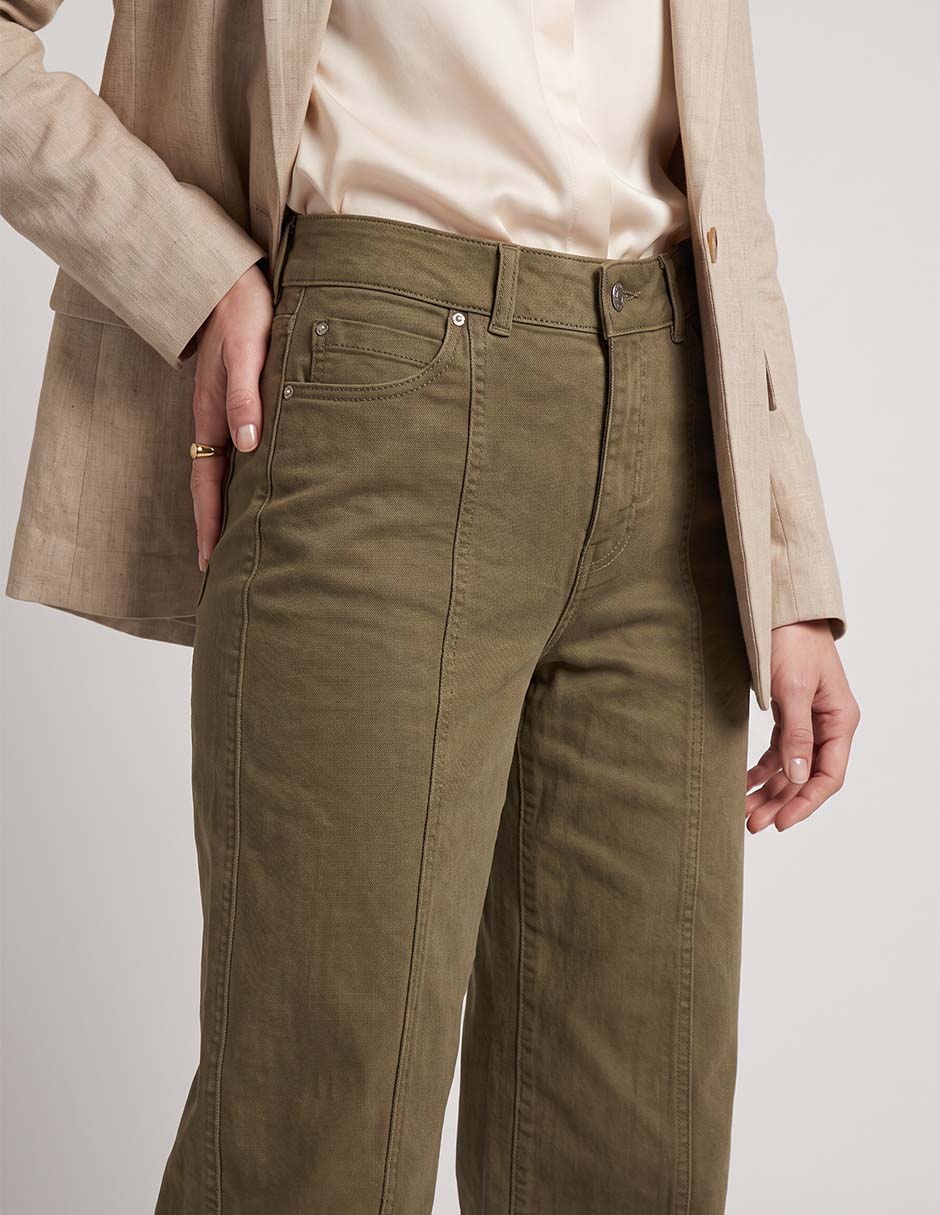Jeans straight cintura para mujer 4