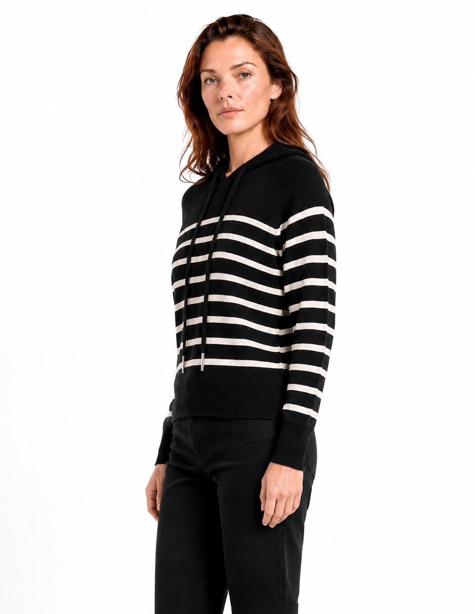 Sudadera con capucha y bolsa foley’s para mujer 5