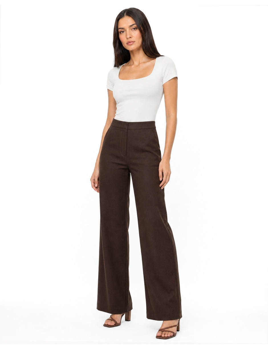 Pantalón regular pearl regular para mujer 2