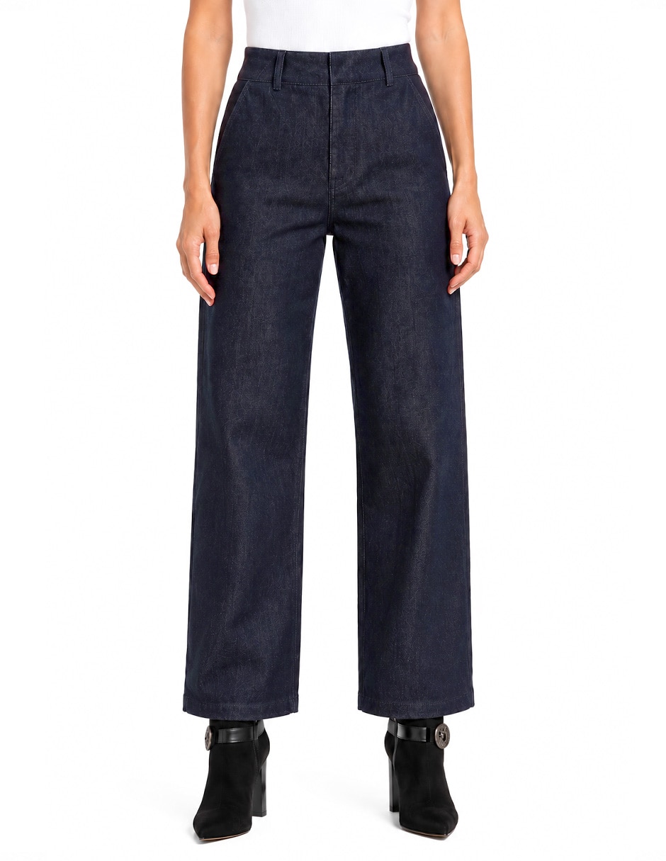 Jeans regular relajado cintura para mujer Jeans regular relajado cintura para mujer
