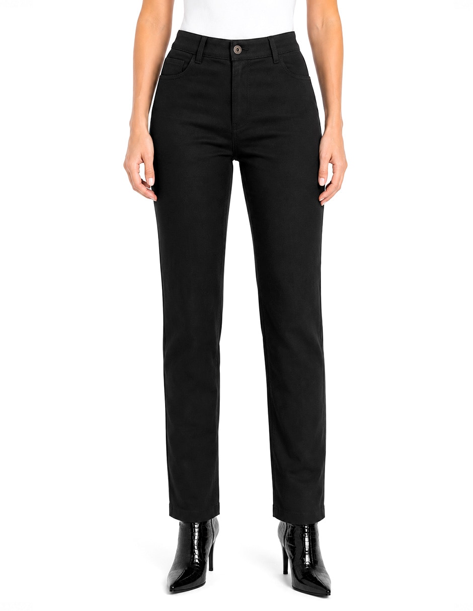 Jeans regular skinny cintura para mujer